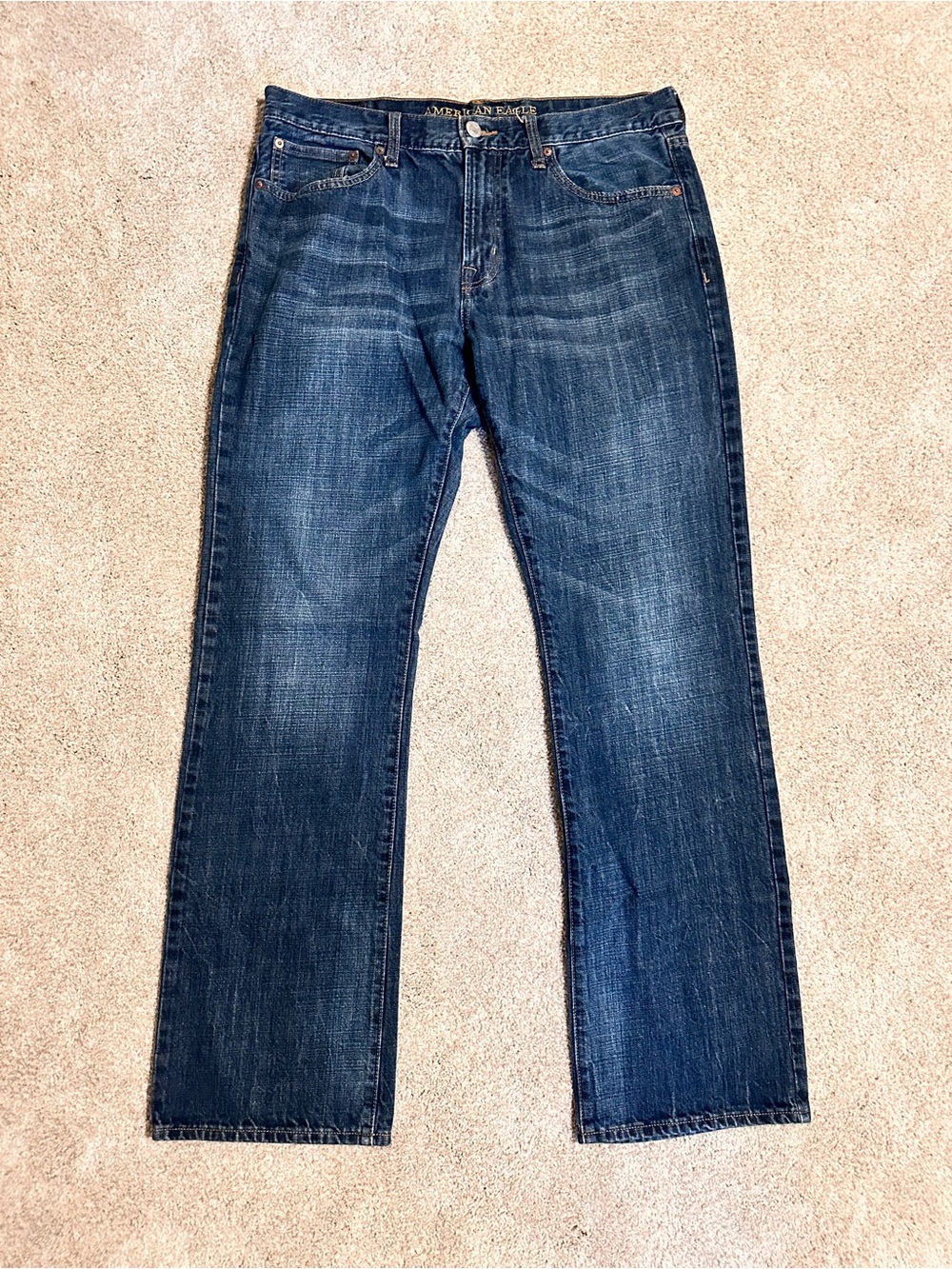American Eagle Outfitters Dark Blue Original Bootcut Jeans